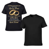 Customized Couple's Theme T-shirt - Personalized Nicknames for Ring Love Letter Clothing - A Gift For Wife,Husband,Girlfriend,Boyfriend - Joliny