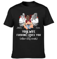 Customized Safe Driving Reminder T-shirt - Personalized Name and Character Safe Driving Themed Couple's Clothes - A Gift For Husband,Boyfriend - Joliny