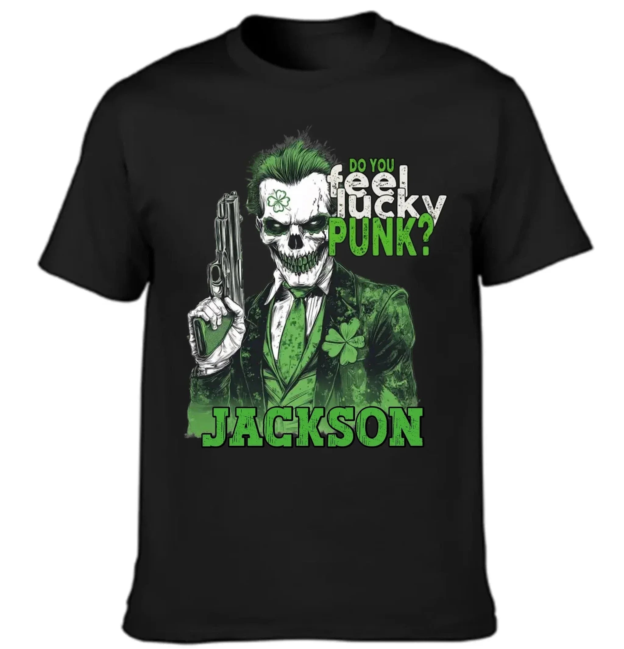 Customized St. Patrick's Day T-shirt - Personalized Name Lucky Harry Clothes - A Gift For Friend,Family,Holiday Enthusiasts,Roomates - Joliny
