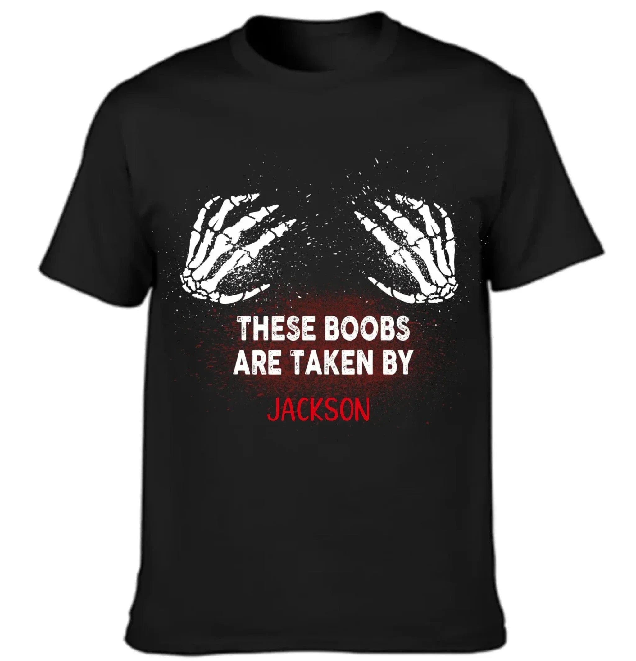 Customized Trend T-shirt - Personalized Name Handprint Pattern Costume - Gifts for Friends,Family,Roommates - Joliny