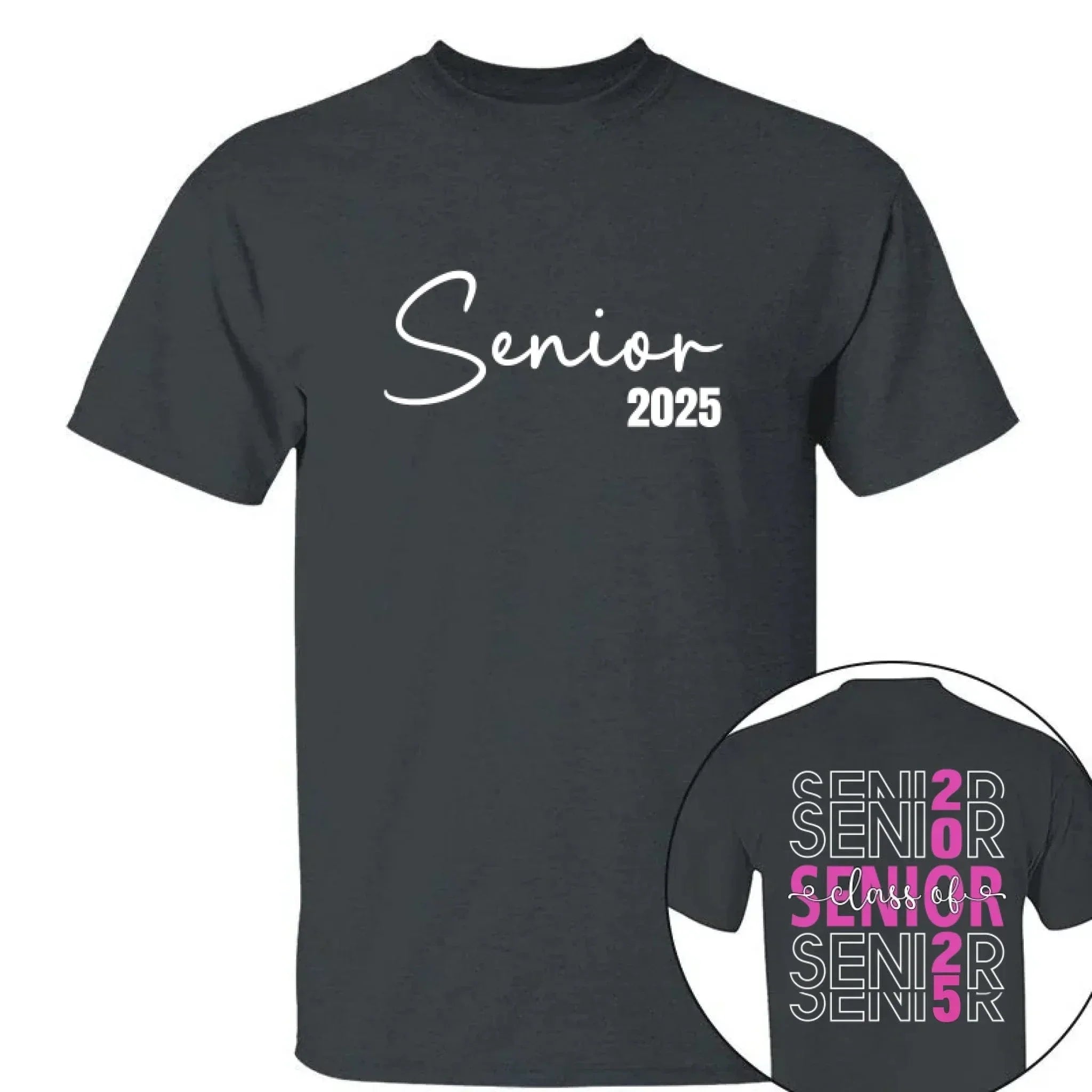 Graduation Season Clothing - Personalized Year and Text Color Graduation-themed Clothing- Gifts for Family,Grandchildren,Graduate
