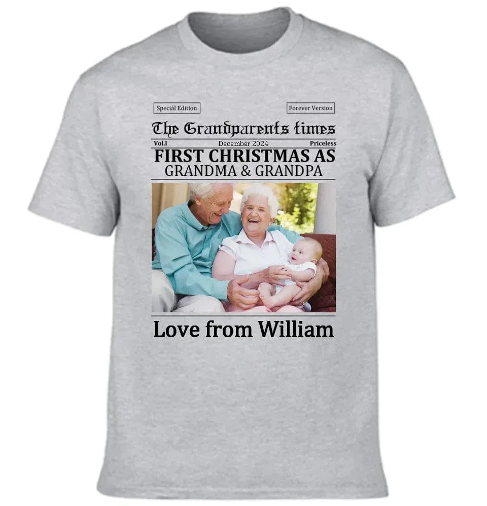 Customized Christmas Apparel - Personalized Nickname and Photo Christmas Memorial Costumes - A Gift For Family,Grandparents,Parents - Joliny