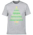 Customized Jesus-themed Text Apparel - Personalized Name Christmas Tree Shape Text Printed Costume - A Gift For Disciples Of Jesus,Yourself,Friend - Joliny