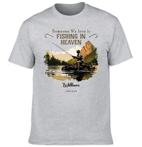 Customized Paradise Fishing Memorial Apparel - Personalized Name And Year Commemorative Clothing - In Loving Memory Christmas Gift For Family,Friend,Your Self - Joliny