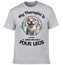 Customized Puppy Themed T-shirt - Personalized Puppy Pattern and Name Pet Memorial Clothes - A Gift For Dog Lovers,Dog Owners - Joliny
