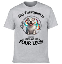 Customized Puppy Themed T-shirt - Personalized Puppy Pattern and Name Pet Memorial Clothes - A Gift For Dog Lovers,Dog Owners - Joliny