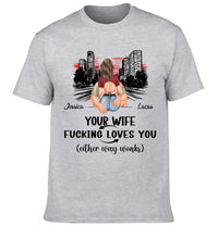 Customized Safe Driving Reminder T-shirt - Personalized Name and Character Safe Driving Themed Couple's Clothes - A Gift For Husband,Boyfriend - Joliny