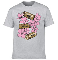 Deny,Defend and Depose Themed Bullet and Flower Clothing - A Gift For Friend,Family,Colleagues,Fellow Student,Roommates - Joliny