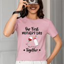 Personalized Baby Onesie/ T-shirt - Mother's Day Gift Idea For Baby/Mom - Our First Mother's Day Together - Joliny