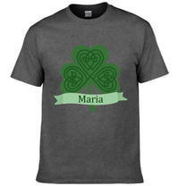 Customized St. Patrick's Day T-shirt - Personalized Name Green Clover Lucky Costume - A Gift For Friend,Family,Roommates,BFF - Joliny