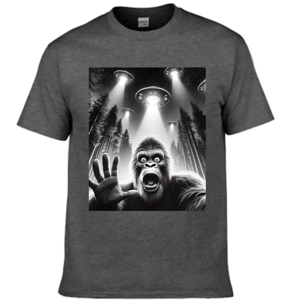 Terrified Orangutan and UFO Selfie Fun Costume - A Gift For Friend,Family,Colleagues,Fellow Student,Roommates - Joliny