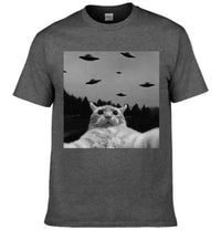 Weird Theme Kittens and UFO Clothe - A Gift For Friend,Family,Colleagues,Fellow Student,Roommates - Joliny