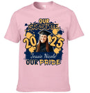 Custom Graduation Season T-Shirt - Personalized Graduation Apparel with Photo, Name and Year - Memorial Gifts for Students, Grandchildren, Siblings - Joliny