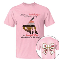Customed Baseball T-Shirt - Personalised Baseball Themed Apparel with Themes,Numbers and Names - Gifts for Family,Children,Baseball Lovers - Joliny