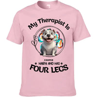 Customized Puppy Themed T-shirt - Personalized Puppy Pattern and Name Pet Memorial Clothes - A Gift For Dog Lovers,Dog Owners - Joliny