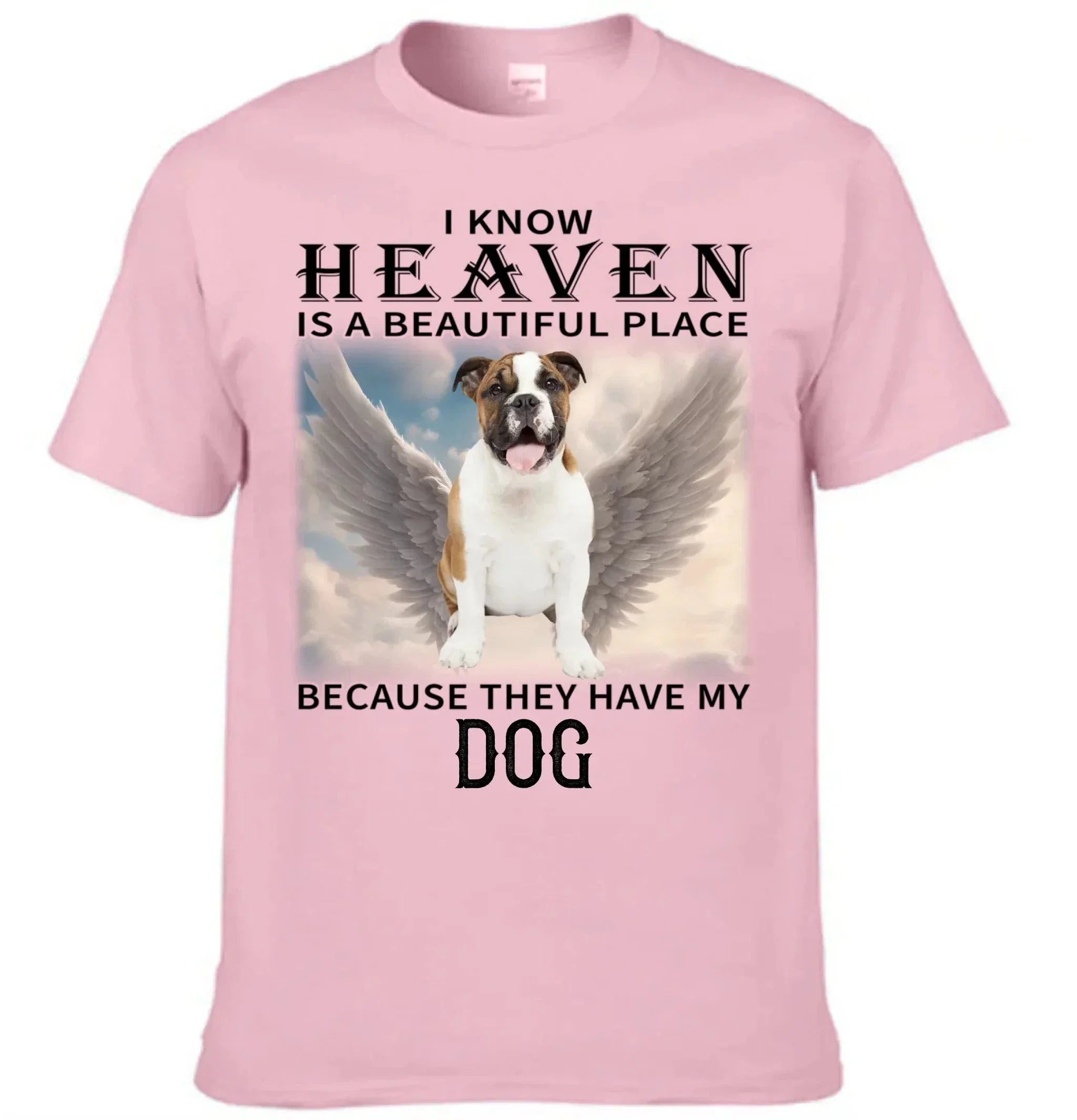 Heaven Is A Beautiful Place - Personalized Pet Memorial Clothing - Gift For Family,Friend,BFF,Roommate,Pet Owners,Pet Lovers