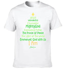 Customized Jesus-themed Text Apparel - Personalized Name Christmas Tree Shape Text Printed Costume - A Gift For Disciples Of Jesus,Yourself,Friend - Joliny