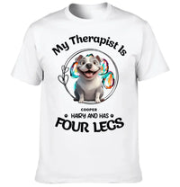 Customized Puppy Themed T-shirt - Personalized Puppy Pattern and Name Pet Memorial Clothes - A Gift For Dog Lovers,Dog Owners - Joliny