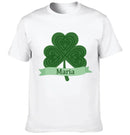 Customized St. Patrick's Day T-shirt - Personalized Name Green Clover Lucky Costume - A Gift For Friend,Family,Roommates,BFF - Joliny