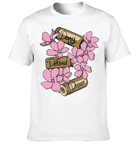 Deny,Defend and Depose Themed Bullet and Flower Clothing - A Gift For Friend,Family,Colleagues,Fellow Student,Roommates - Joliny