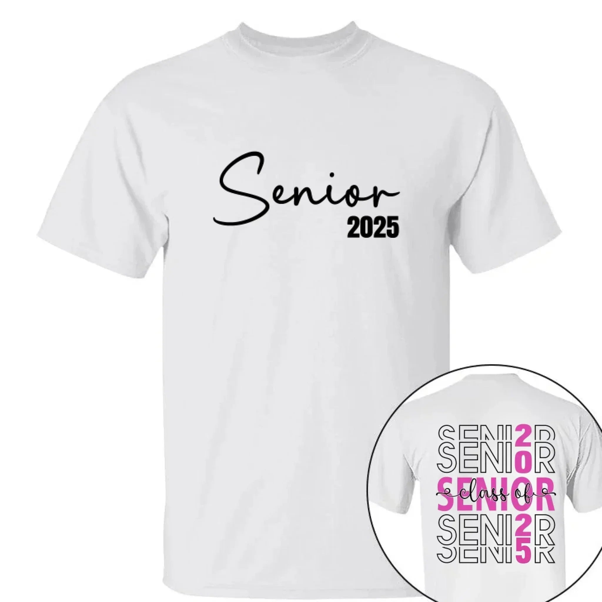 Graduation Season Clothing - Personalized Year and Text Color Graduation-themed Clothing- Gifts for Family,Grandchildren,Graduate