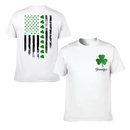 St. Patrick'S Day Flag Shamrock Personalized Name Custom Printed T-Shirt Sweatshirt - Gift For Family, Friends And Loved Ones - Joliny
