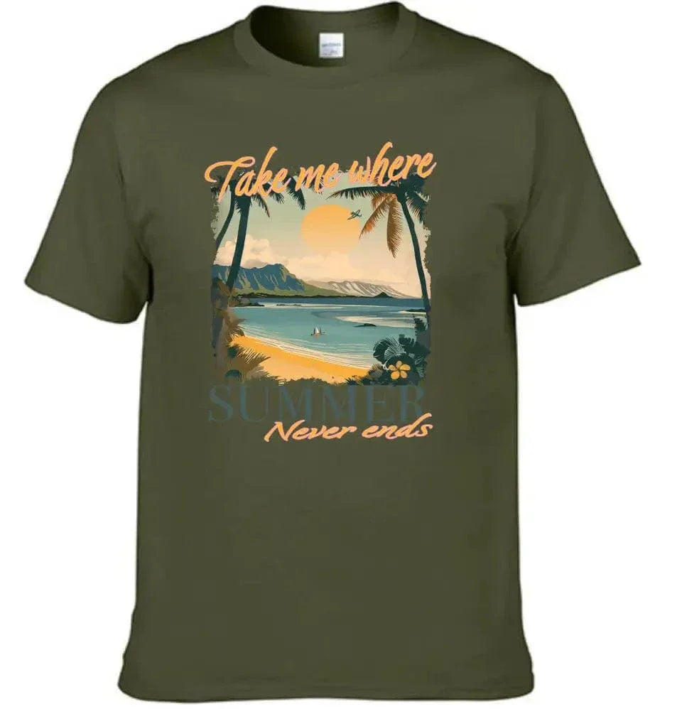 Take Me Where Summer Never Ends Summer T-Shirt - Joliny