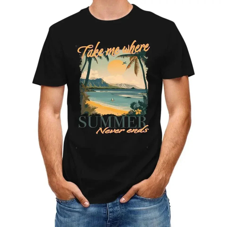 Take Me Where Summer Never Ends Summer T-Shirt - Joliny