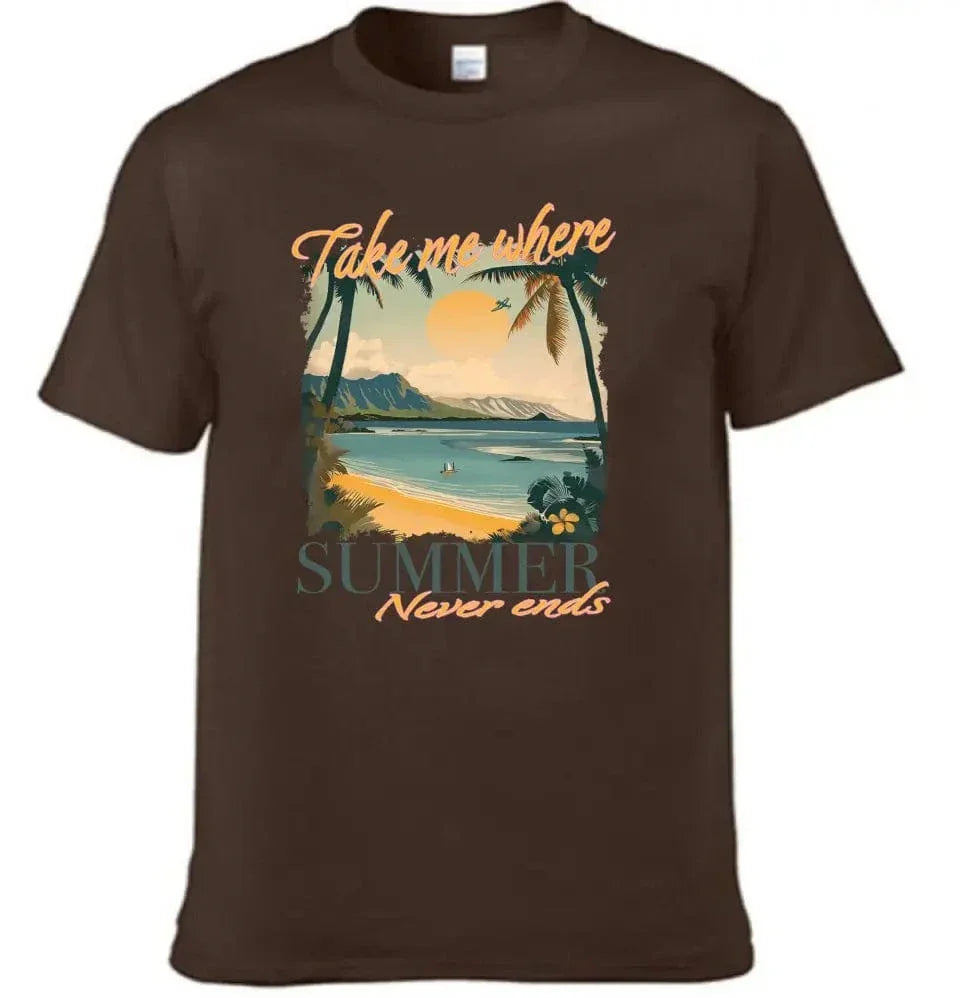 Take Me Where Summer Never Ends Summer T-Shirt - Joliny