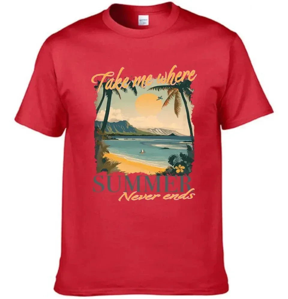 Take Me Where Summer Never Ends Summer T-Shirt - Joliny