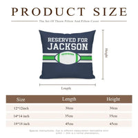 Team Spirit - Personalized Football Pillowcase - Perfect Fan Gift! - Joliny