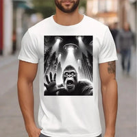 Terrified Orangutan and UFO Selfie Fun Costume - A Gift For Friend,Family,Colleagues,Fellow Student,Roommates - Joliny
