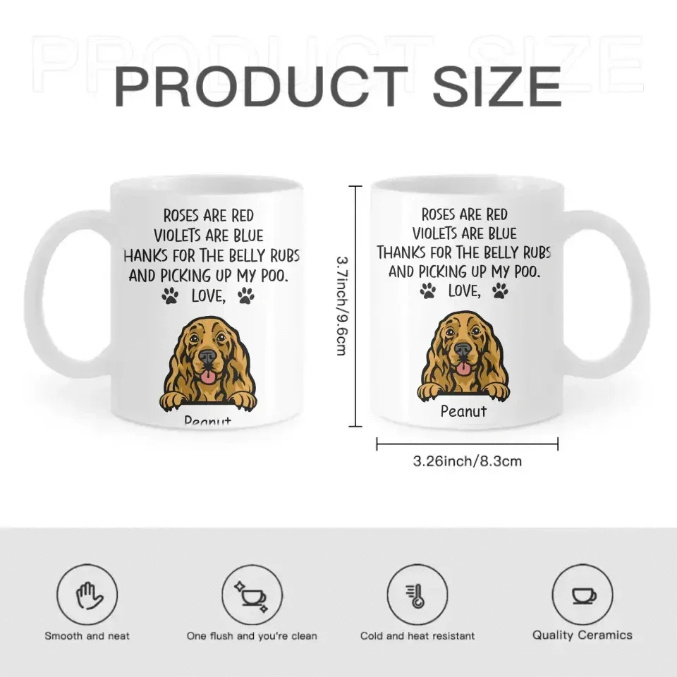 Thank You For Taking Care Of Me - Personalized Mug For Pet Lovers - Joliny