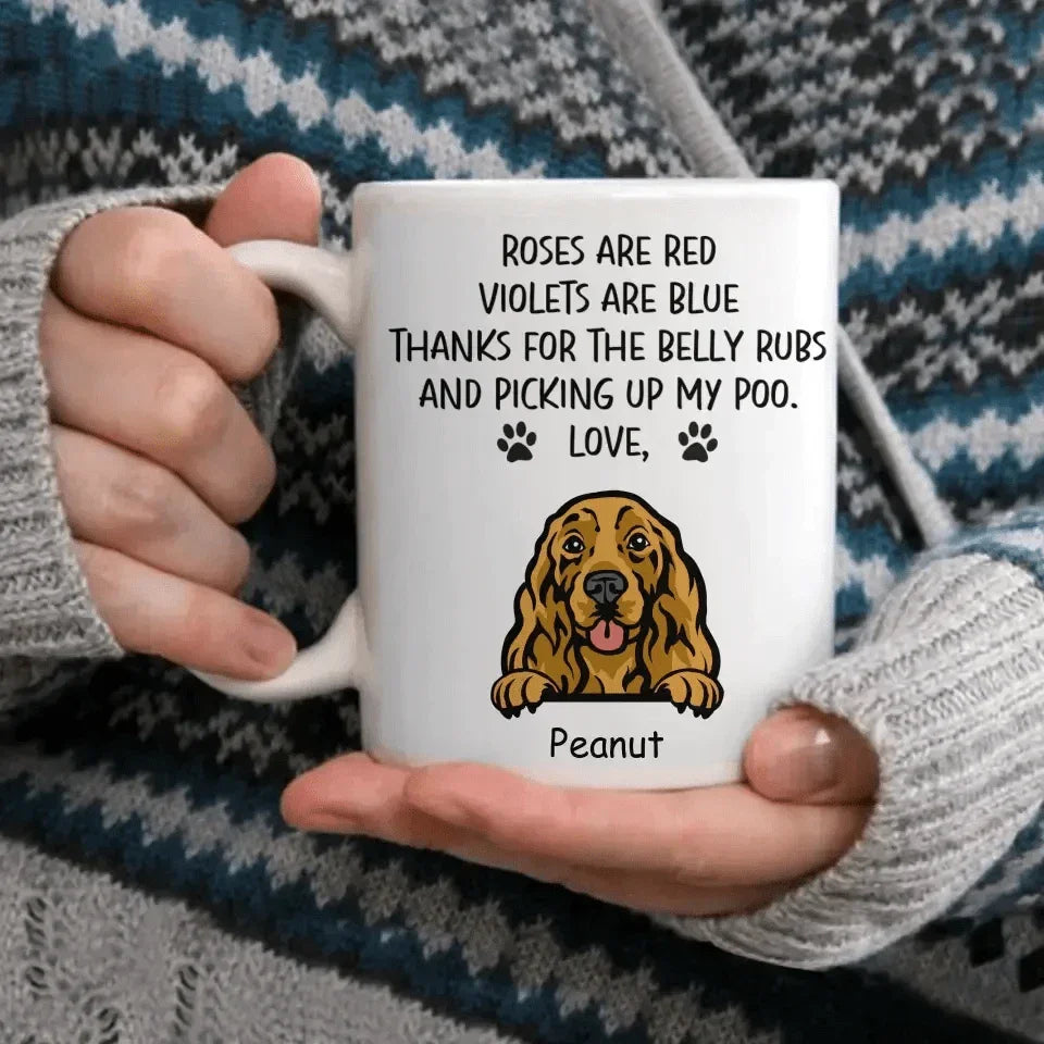 Thank You For Taking Care Of Me - Personalized Mug For Pet Lovers