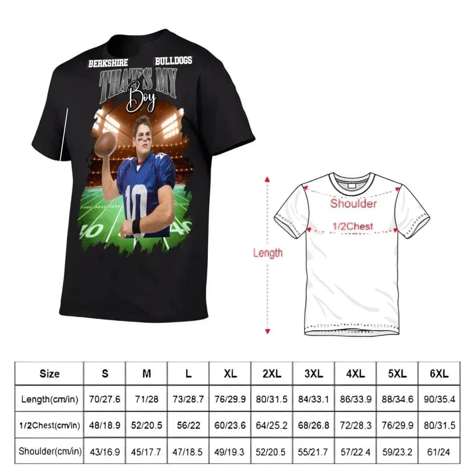 That's My Boy Personalized Jerseys Football Match Day Customized Team Names Family Photos For Player Use - Joliny
