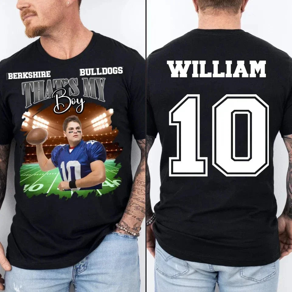 That's My Boy Personalized Jerseys Football Match Day Customized Team Names Family Photos For Player Use - Joliny