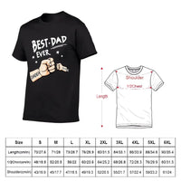 The Best Dad Ever - Family Personalized Custom Unisex T-shirt - Father's Day, Birthday Gift For Dad - Joliny