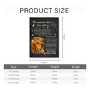 The Moment That You Left Me,My Heart Split In Two - Personalized Canvas Wall Art - Joliny
