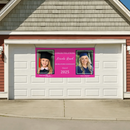 Then And Now Graduate Personalized Photo Banner, Party Supplies - Joliny