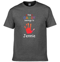 This Grandpa Daddy Belongs To - Gift For Dad, Father, Grandfather - Personalized T Shirt - Joliny