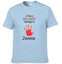 This Grandpa Daddy Belongs To - Gift For Dad, Father, Grandfather - Personalized T Shirt - Joliny