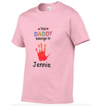This Grandpa Daddy Belongs To - Gift For Dad, Father, Grandfather - Personalized T Shirt - Joliny