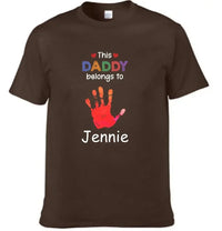 This Grandpa Daddy Belongs To - Gift For Dad, Father, Grandfather - Personalized T Shirt - Joliny