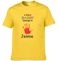 This Grandpa Daddy Belongs To - Gift For Dad, Father, Grandfather - Personalized T Shirt - Joliny