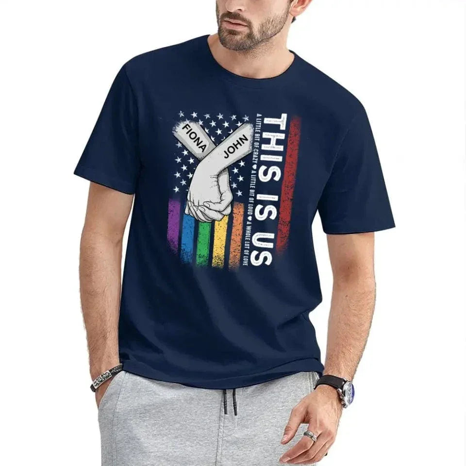 This Is All Our Love - Couples Personalized Unisex T-Shirt, Gift for Your Loved One - Joliny