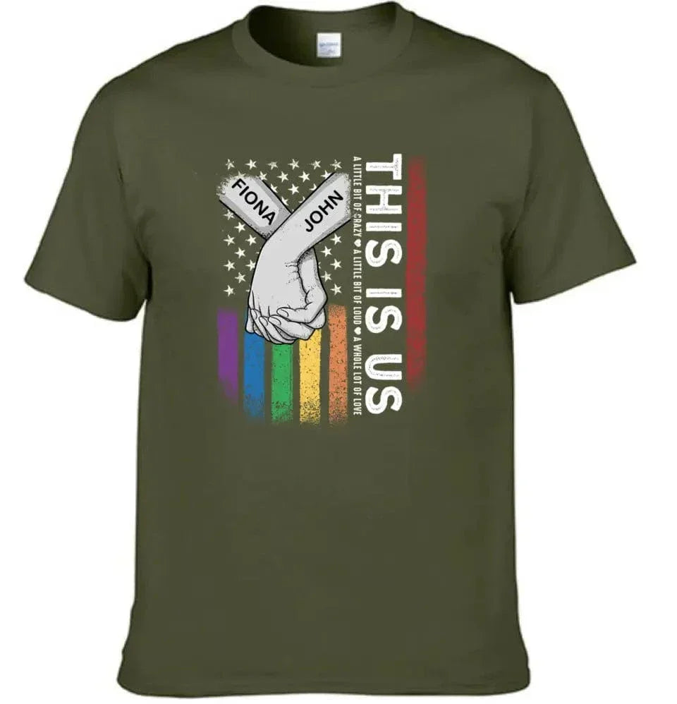 This Is All Our Love - Couples Personalized Unisex T-Shirt, Gift for Your Loved One - Joliny