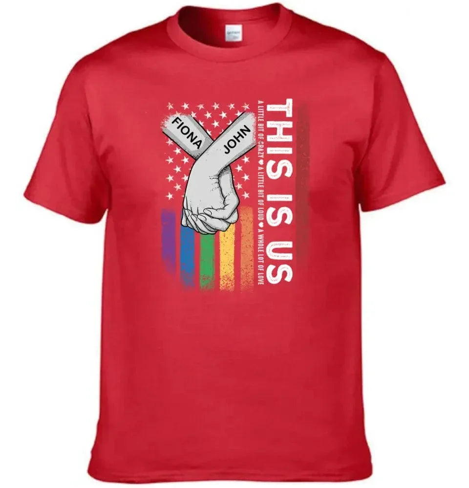 This Is All Our Love - Couples Personalized Unisex T-Shirt, Gift for Your Loved One - Joliny
