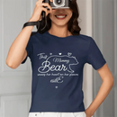 This mama bear prints her heart on clothing - Family Personalized Unisex T-Shirt, Gift for Mom - Joliny