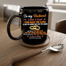 To my Husband I Wish I Could Turn Back The Clock - Black Mug - Joliny