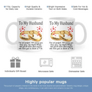 To My Husband/Wife - Personalized Mug - Joliny